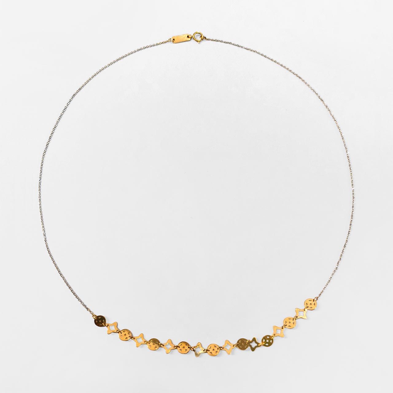 گردنبند لویی ویتون دو رنگ