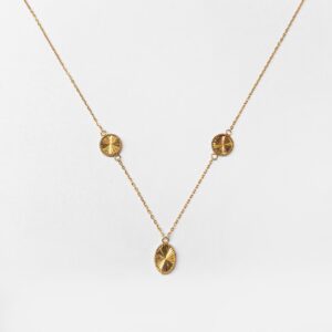 گردنبند بیضی و دایره