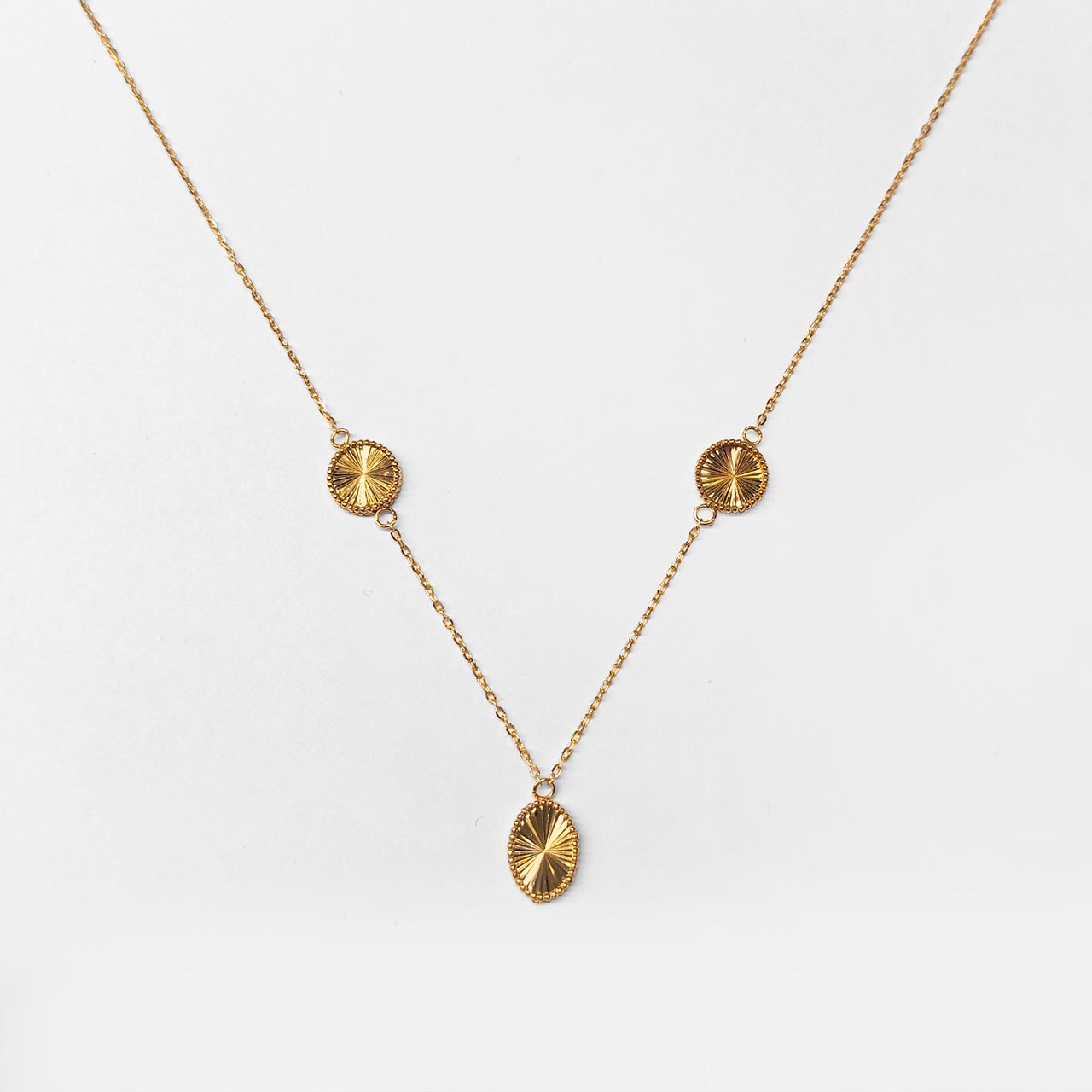 گردنبند بیضی و دایره