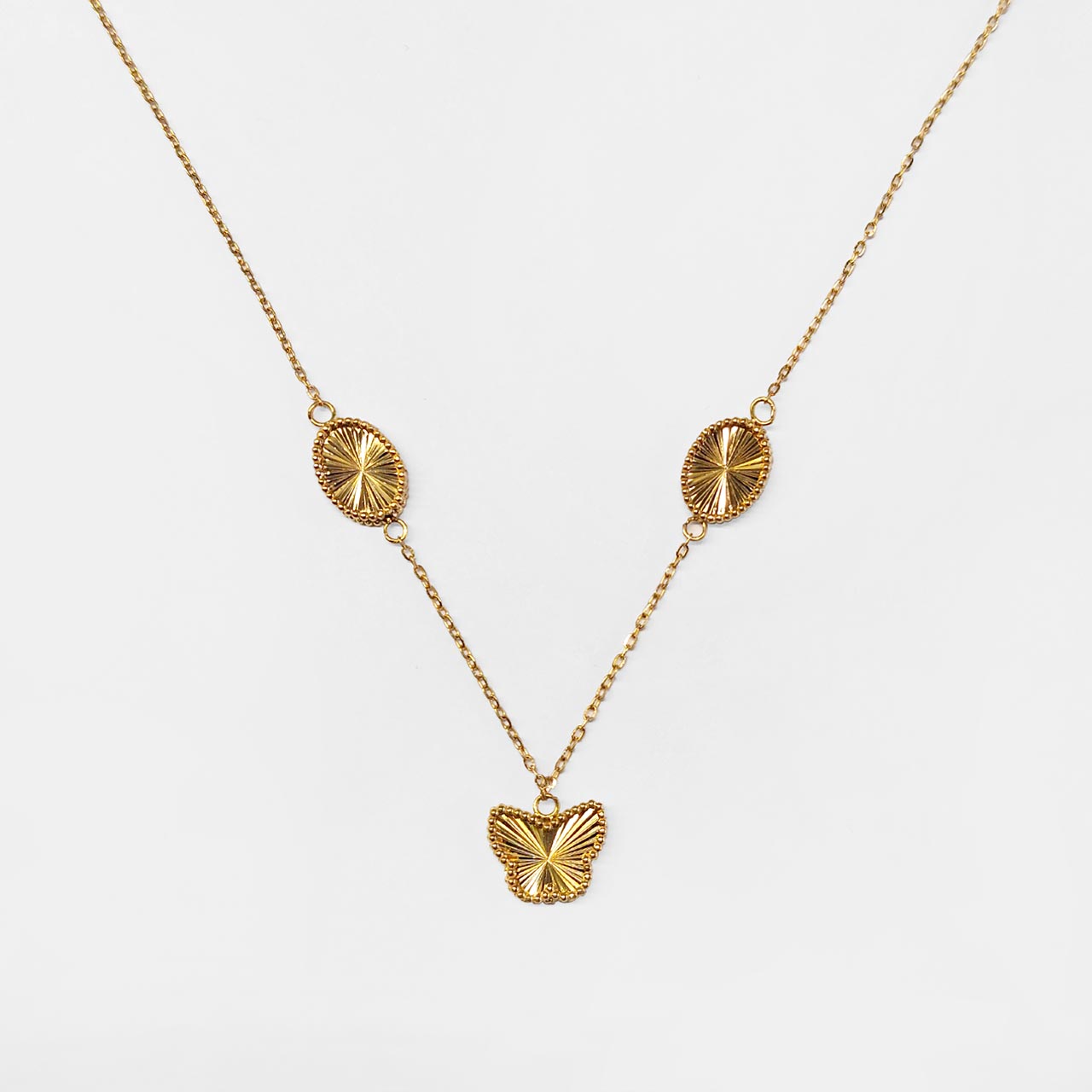 گردنبند پروانه و بیضی
