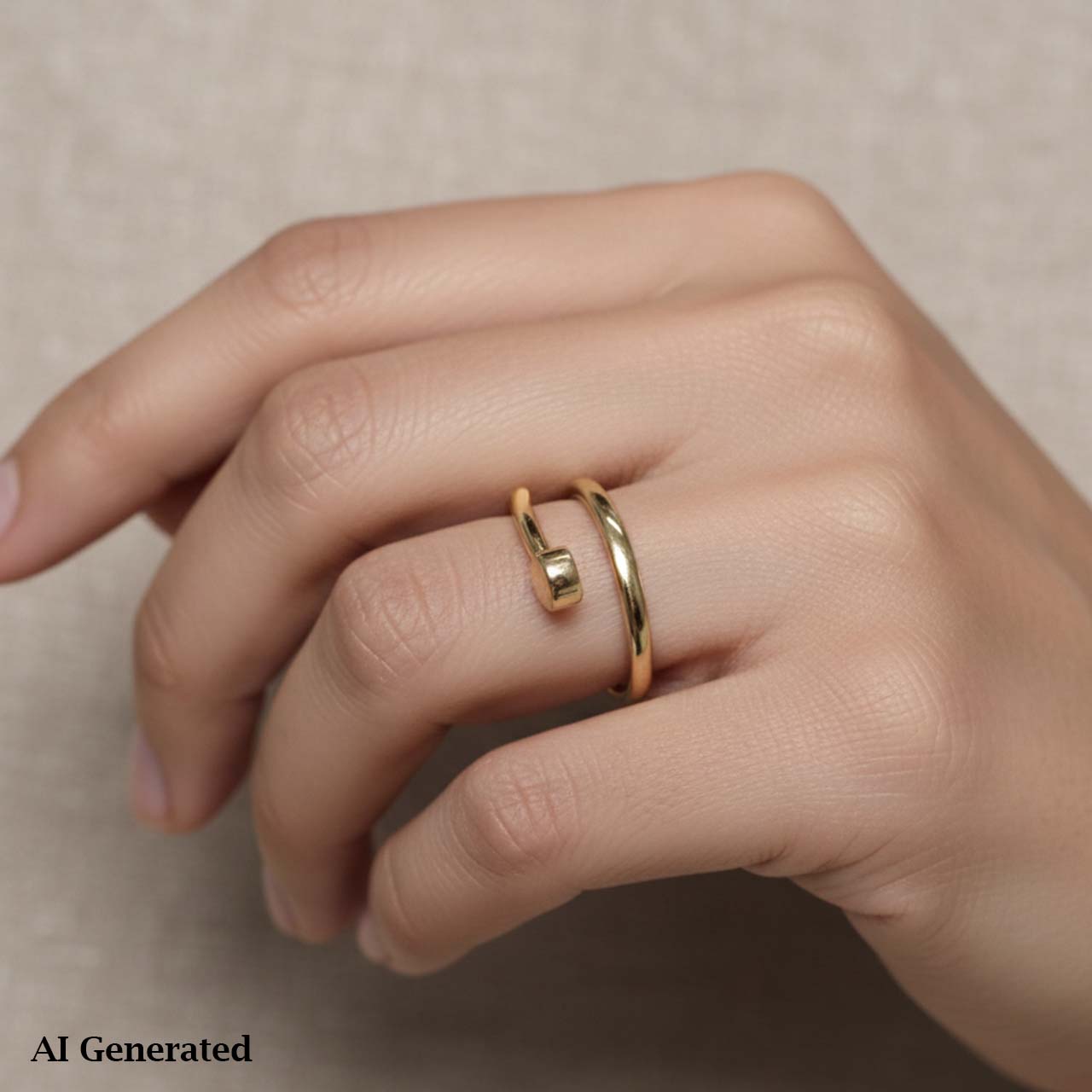 انگشتر میخ کارتیه