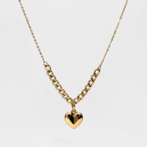 گردنبند کارتیه با آویز قلبی