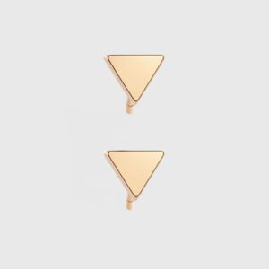 گوشواره مدل مثلث تخت