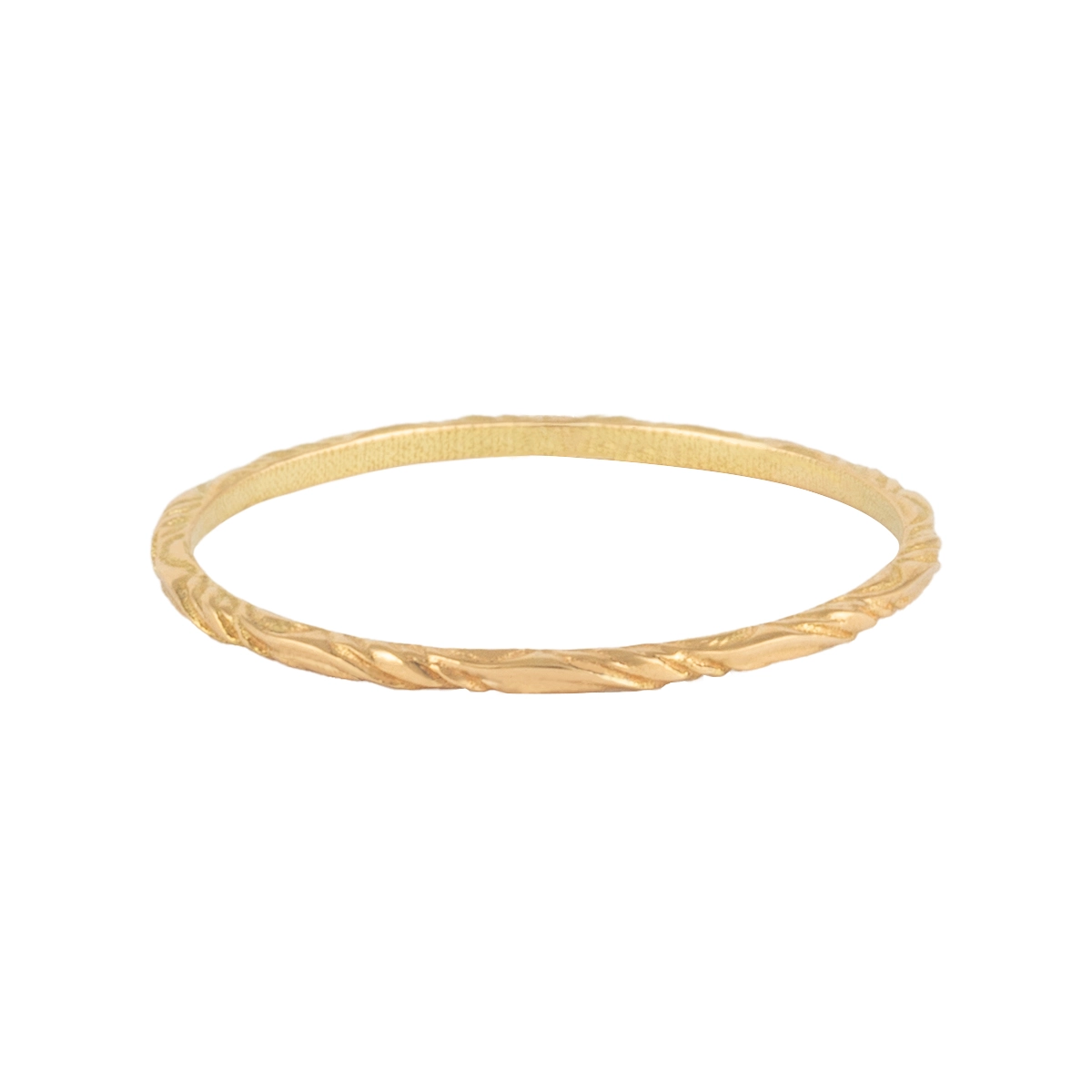 انگشتر طلا مینیمال هاشور