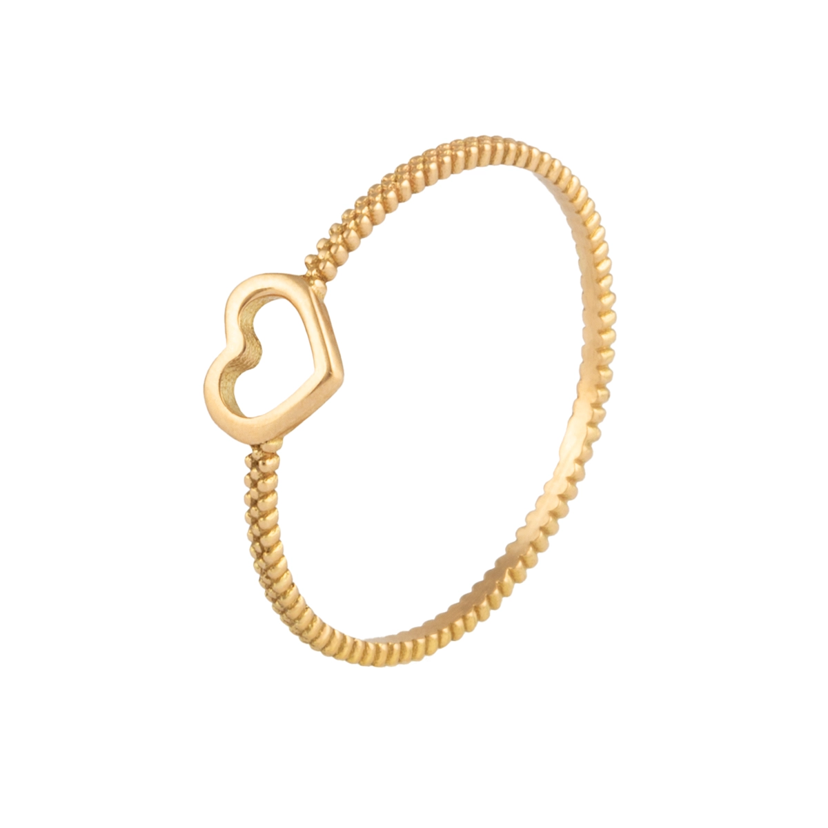 انگشتر طلا رولکس قلب توخالی