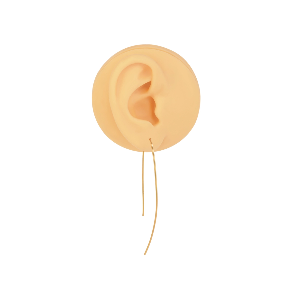 گوشواره طلا بخیه ای نفرتیتی