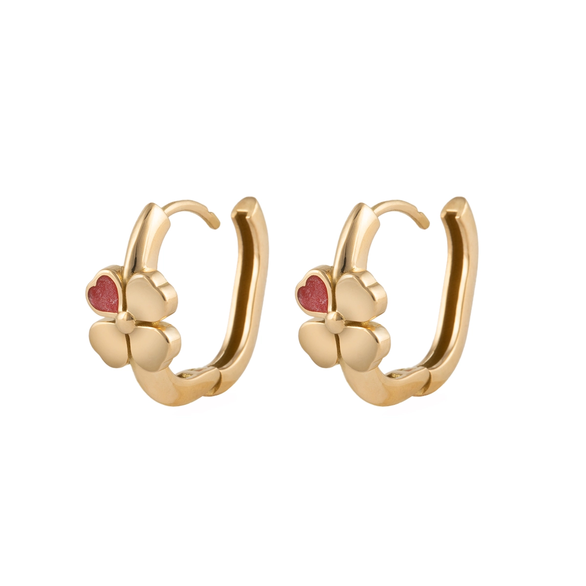 گوشواره طلا کلیپسی لاکی لاو