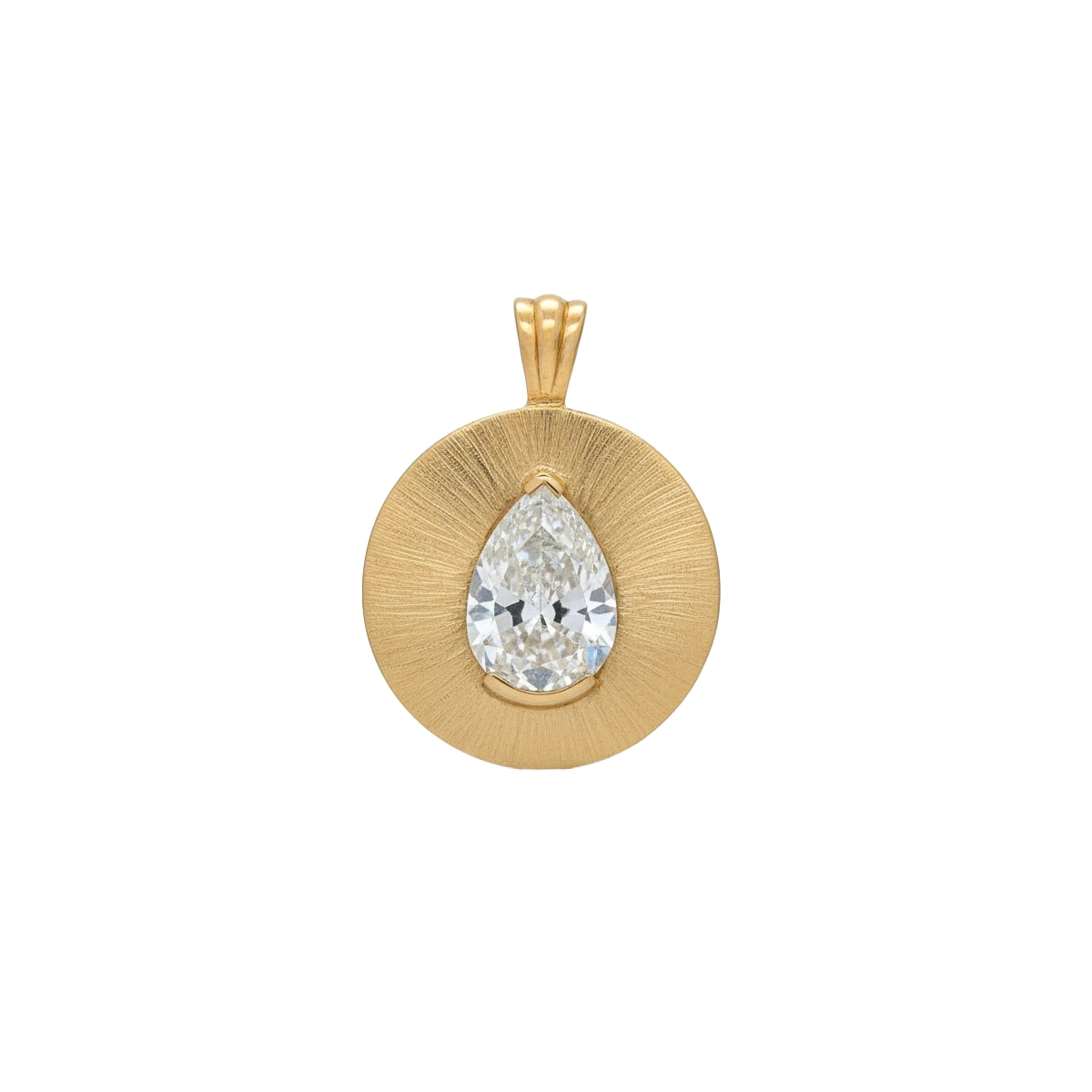 آویز گردنبند طلا سکه نگین خاتون