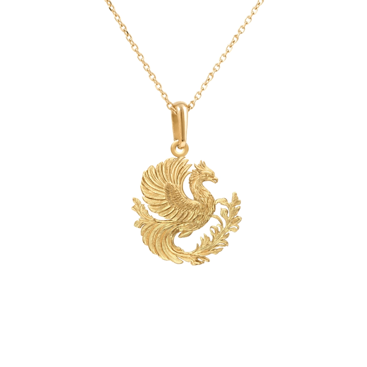 گردنبند طلا ققنوس