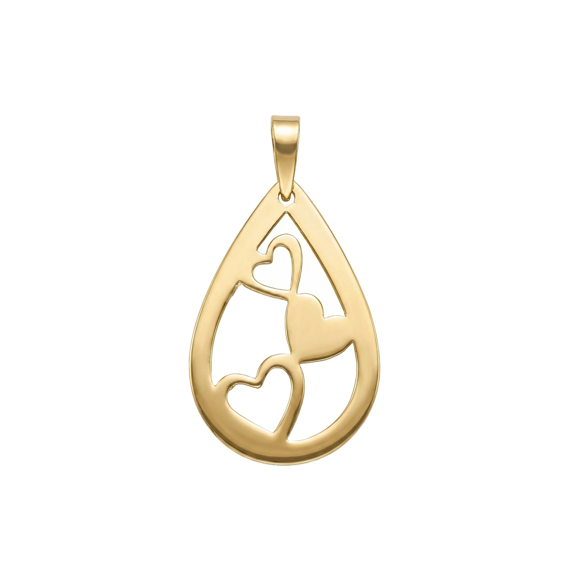 آویز گردنبند طلا راز عشق