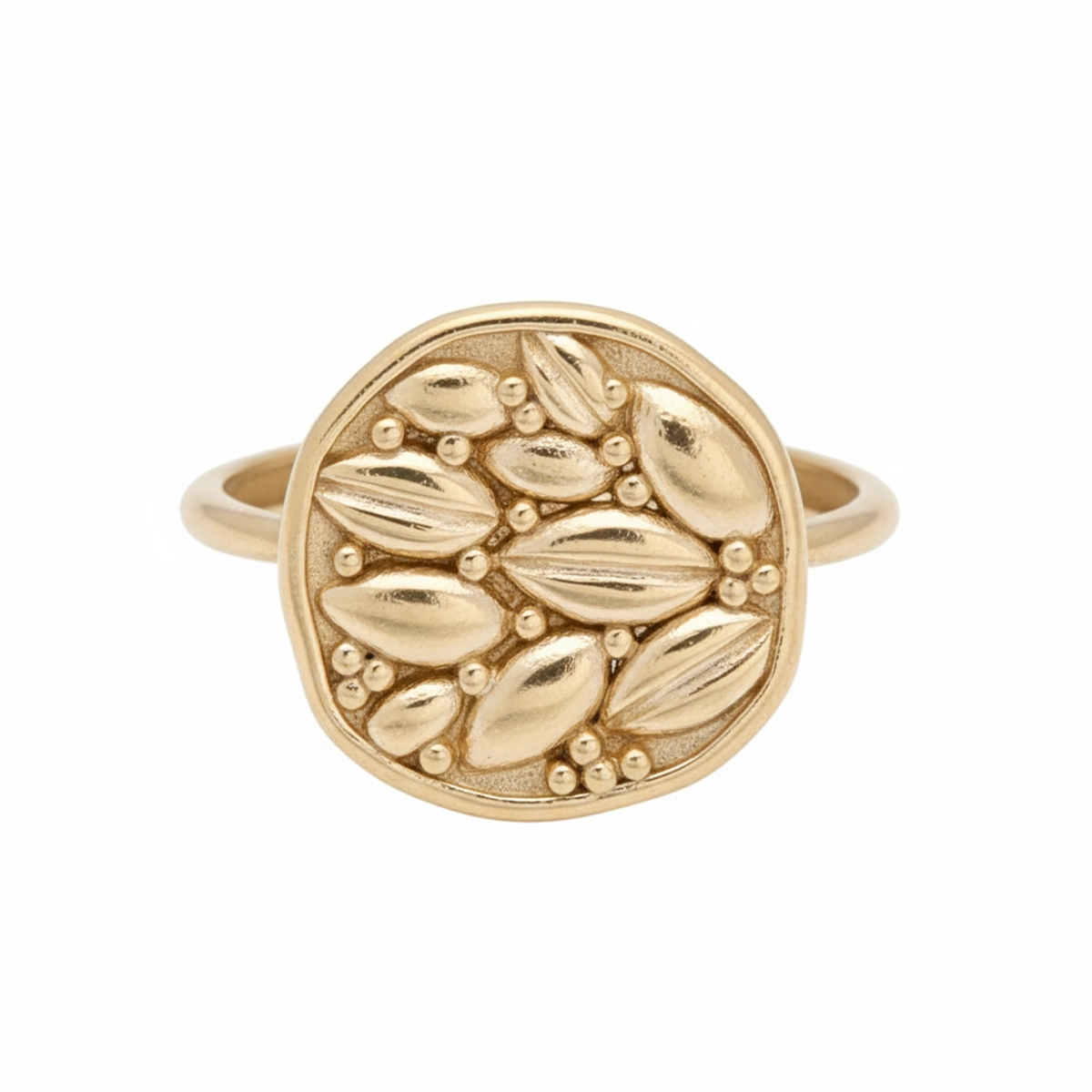 انگشتر طلا گل گندم