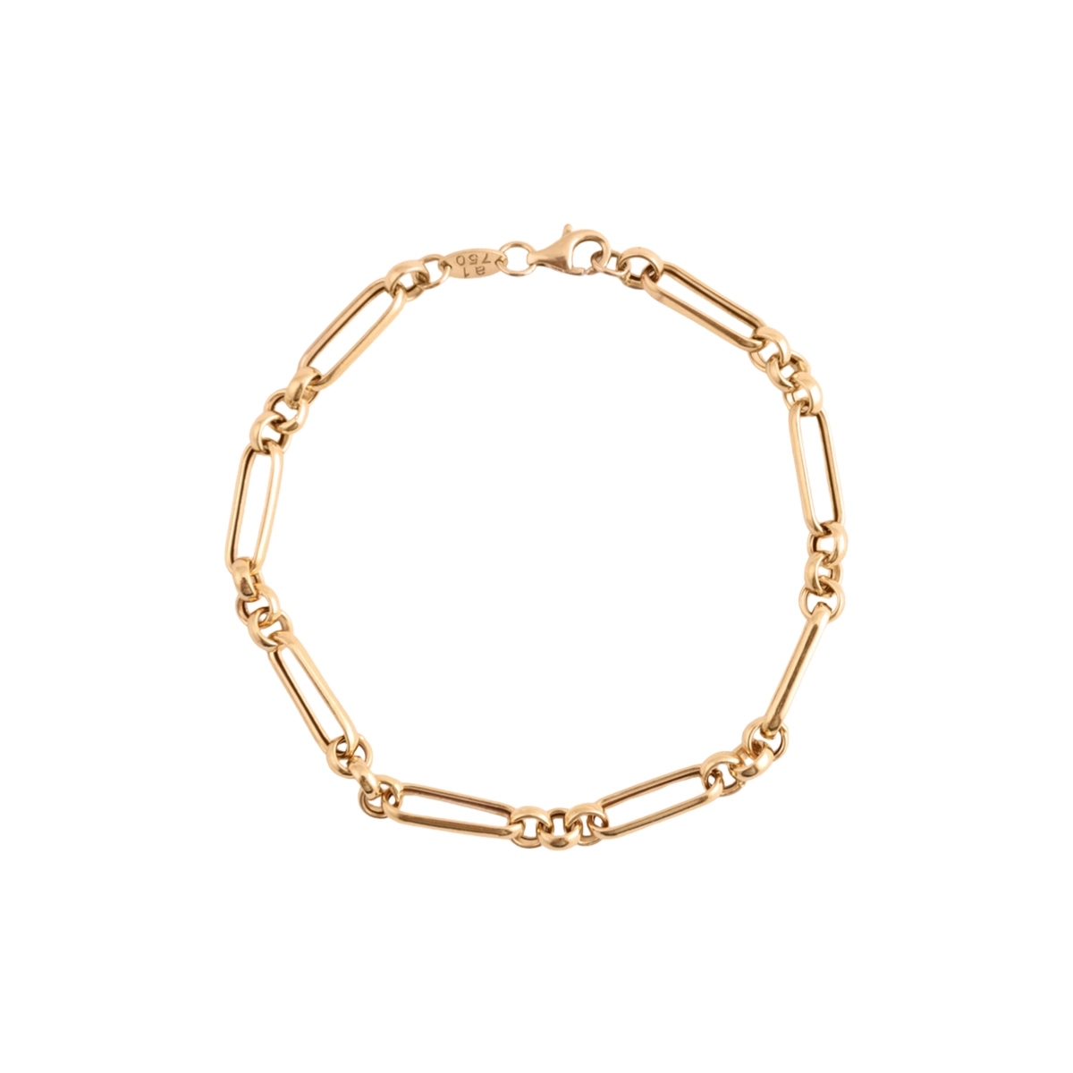 دستبند طلا زنجیری دیبا بزرگ