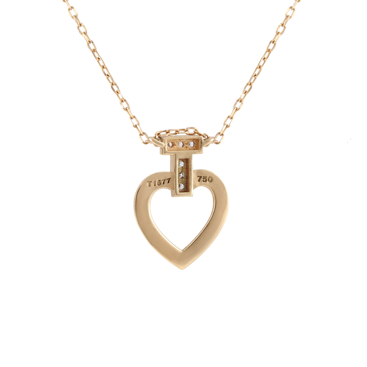 گردنبند طلا فرد سفید