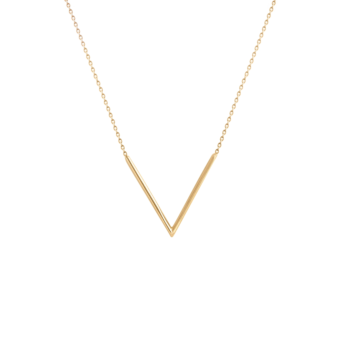 گردنبند طلا جناغی مفتولی