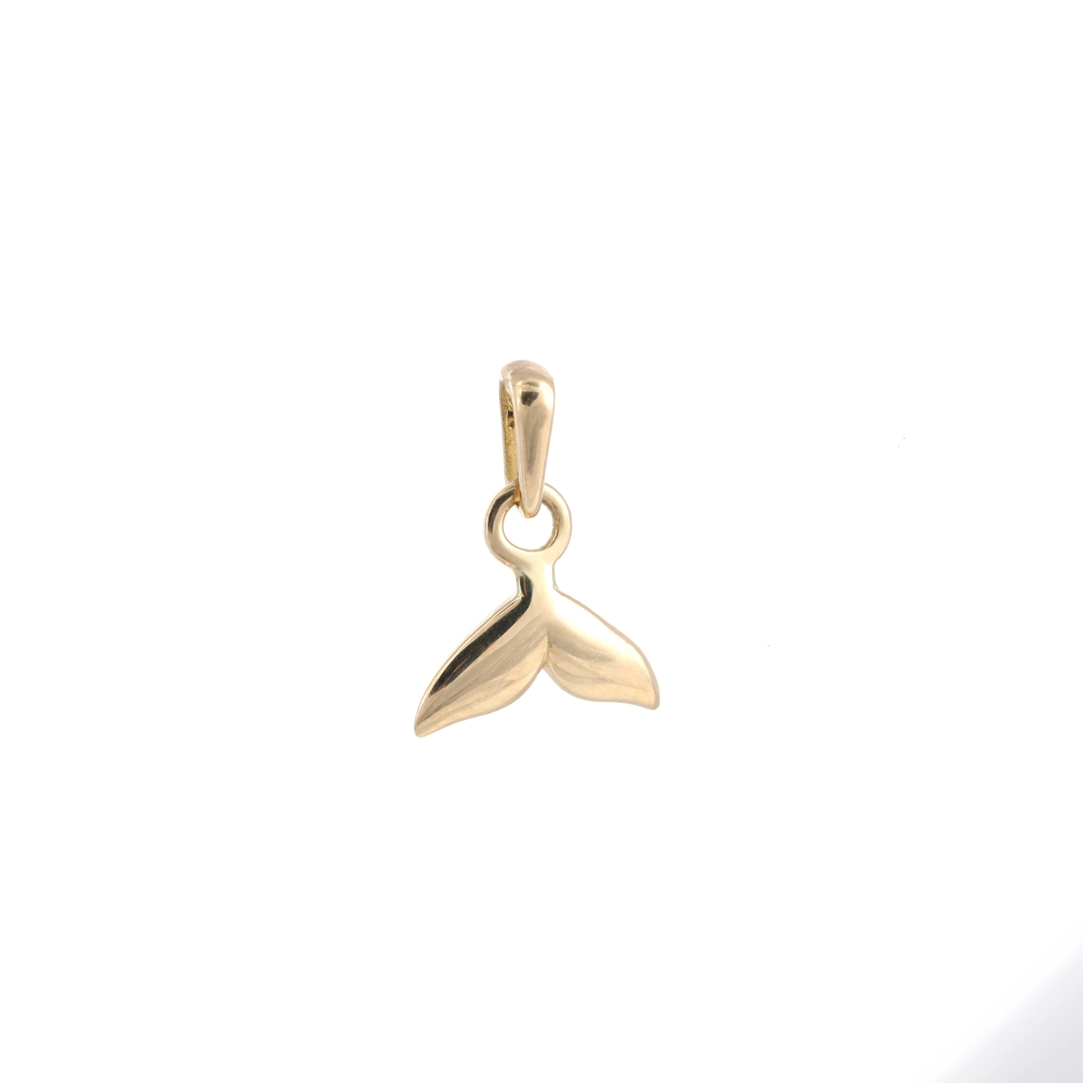 آویز گردنبند طلا دم نهنگ