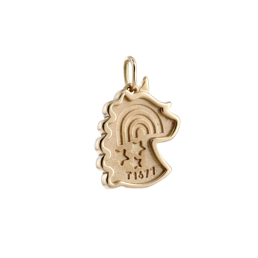 آویز گردنبند طلا یونیکورن