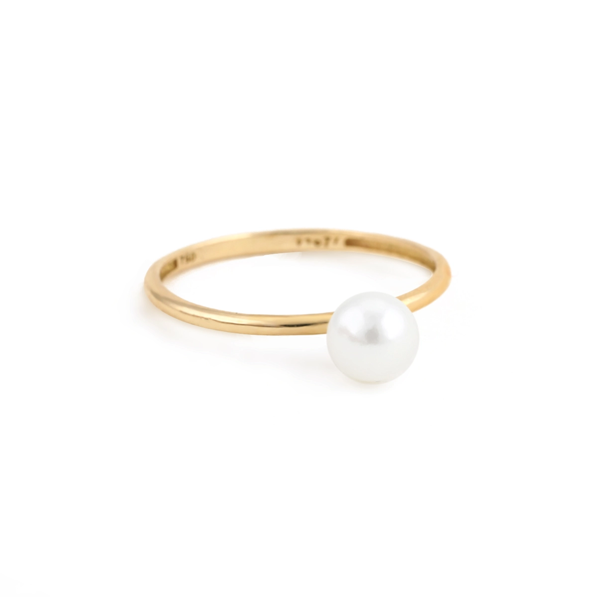 انگشتر طلا ظریف مارینا مروارید