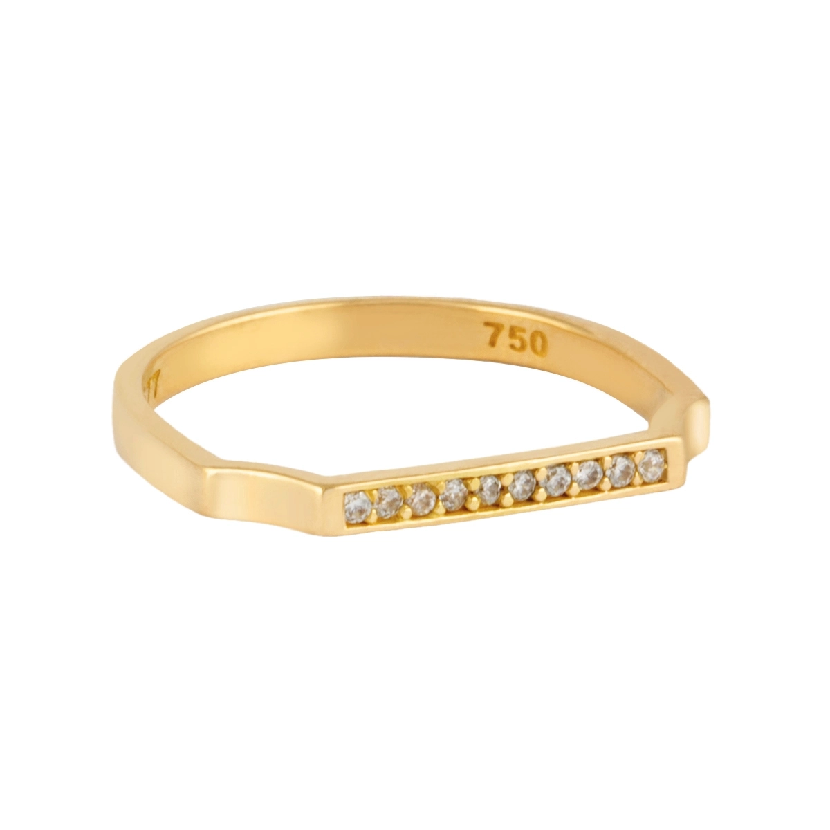 انگشتر طلا ظریف سیگنت مونیکا