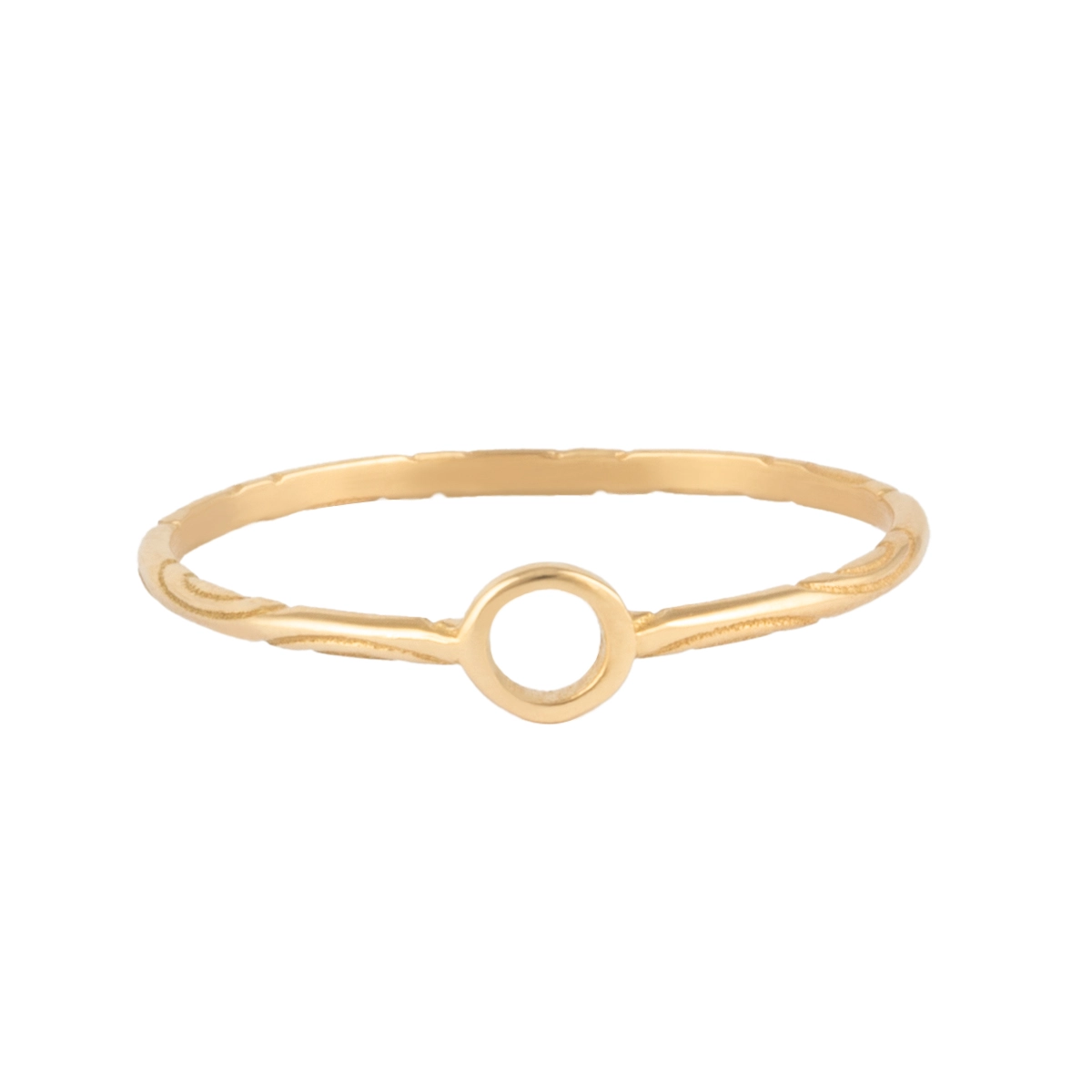 انگشتر طلا دایره توخالی ماد