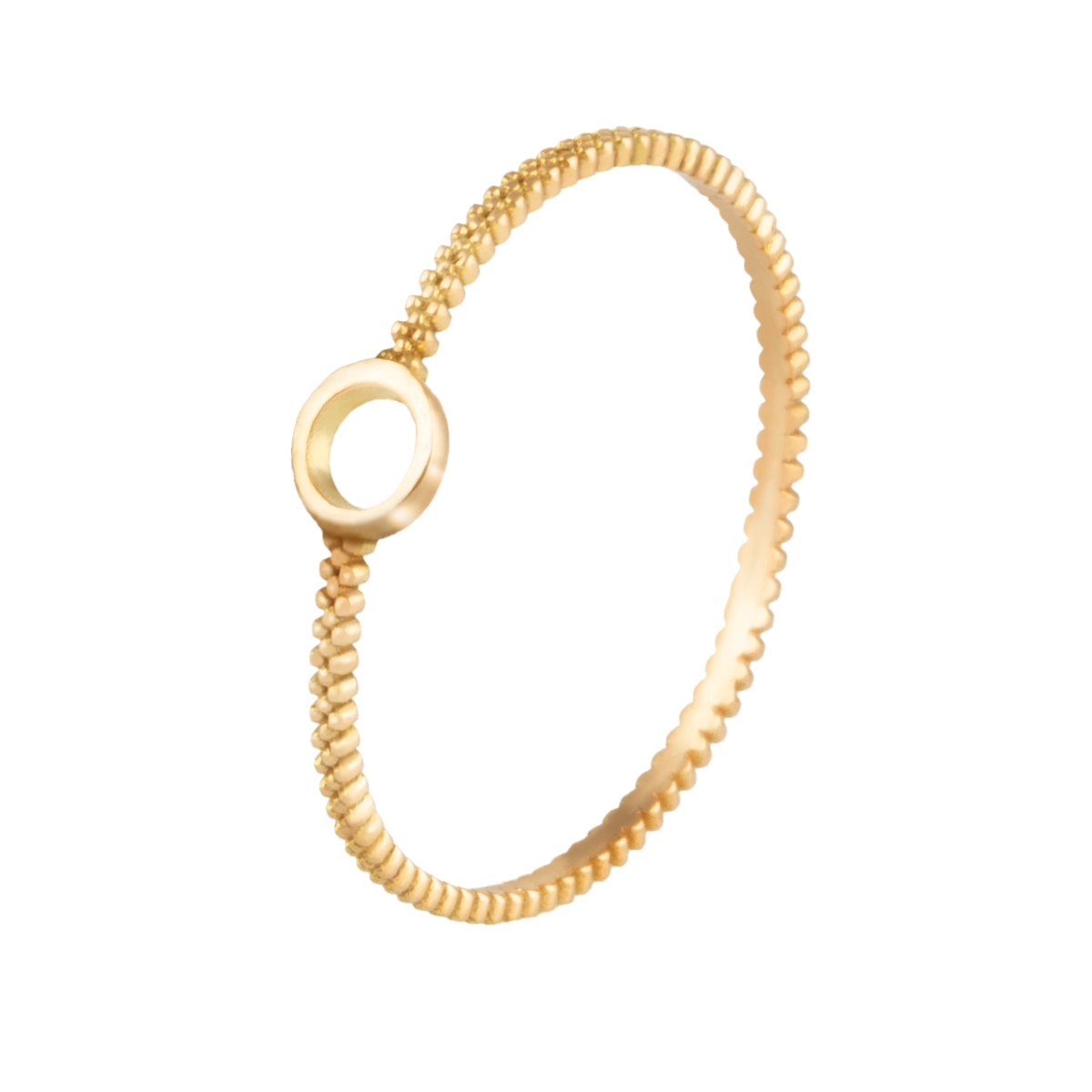 انگشتر طلا دایره توخالی رولکس