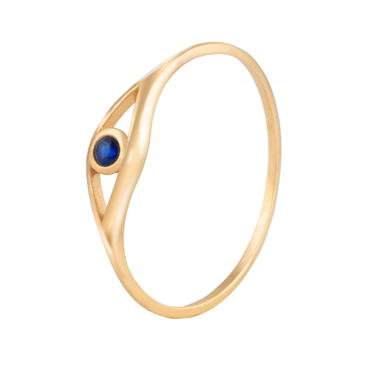 انگشتر طلا هوروس سورمه ای