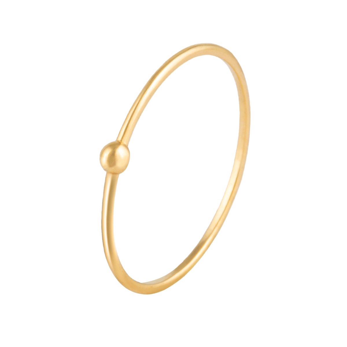 حلقه طلا مینیمال تک گوارسه