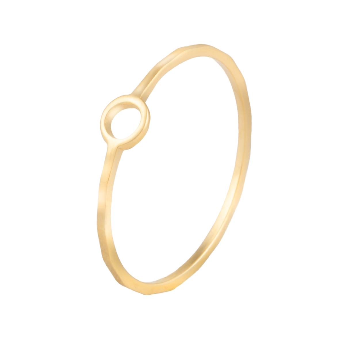 انگشتر طلا دایره توخالی همرد