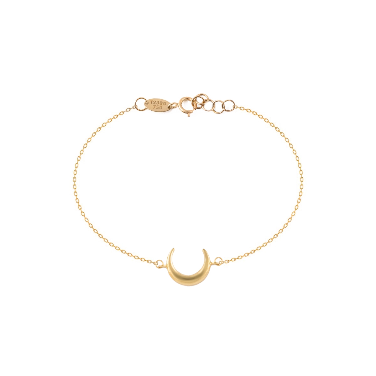 دستبند طلا ساده لونا ماه