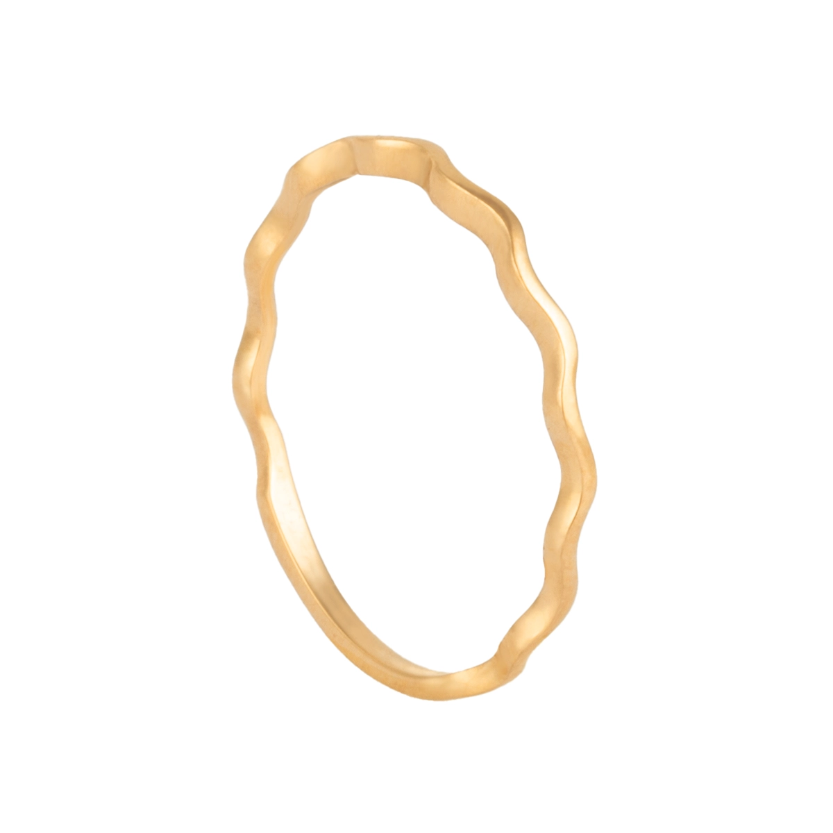 انگشتر طلا مینیمال کرلی