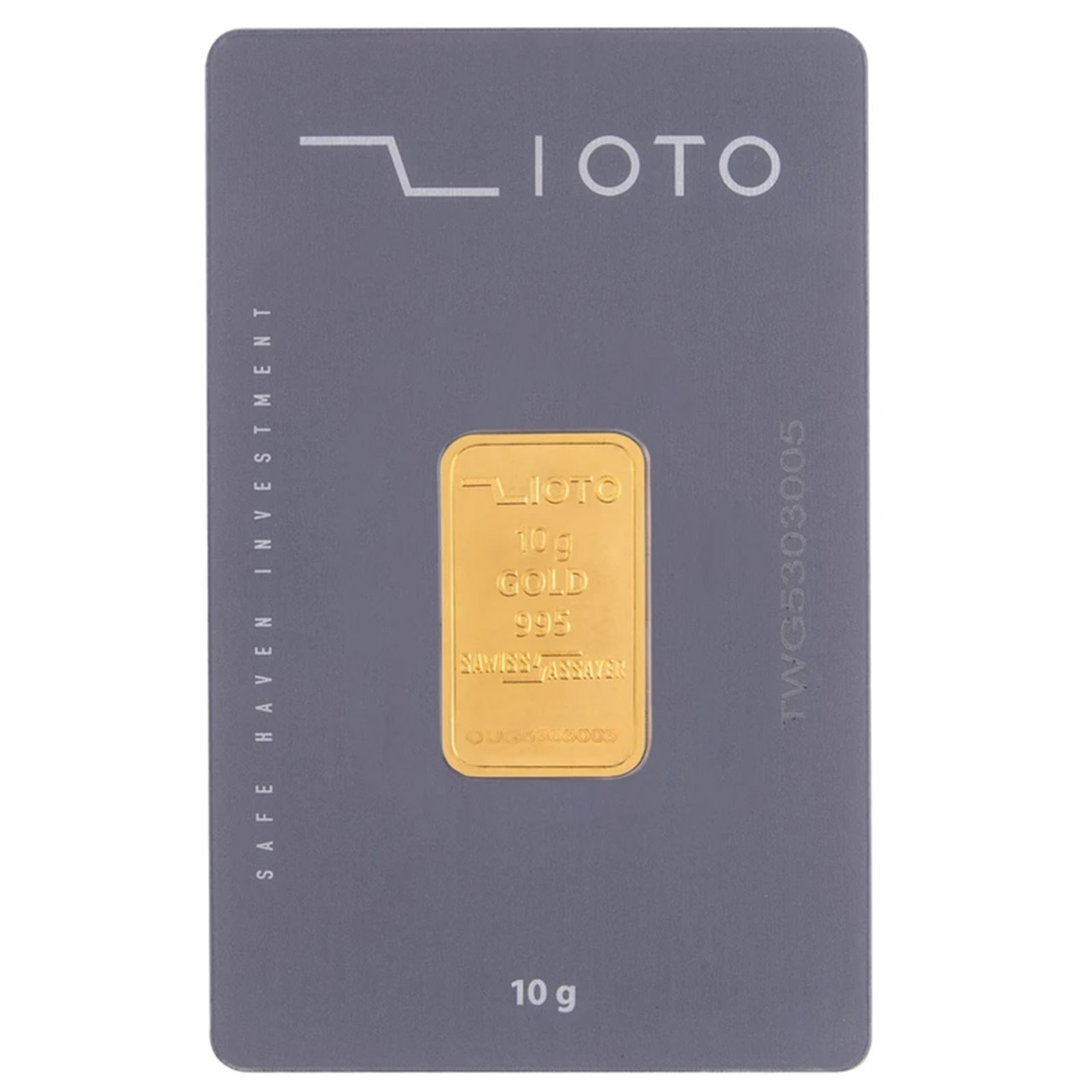 شمش طلا زیوتو ۱۰ گرمی ۲۴ عیار مدل Au-p10