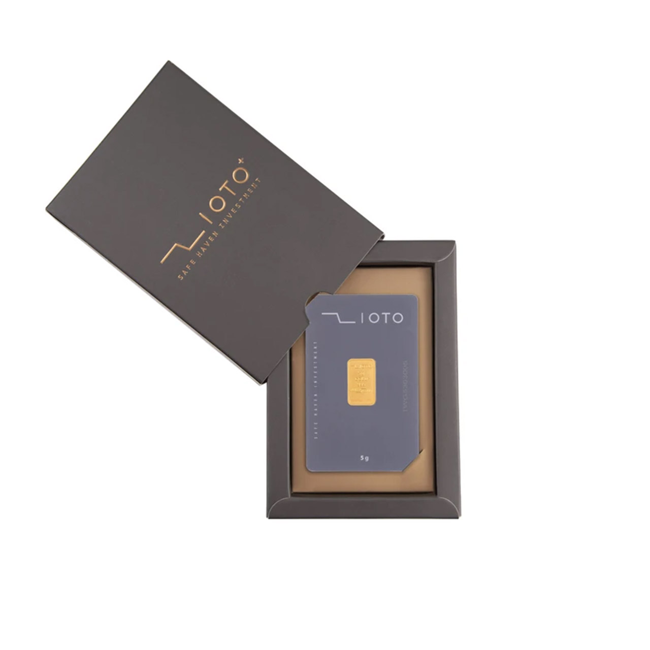 شمش طلا زیوتو ۵ گرمی ۲۴ عیار مدل Au-p5