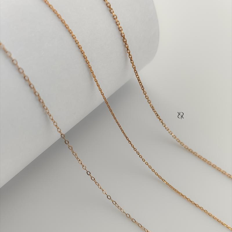 زنجیر زنانه طلا ۱۸ عیار زنجیر طلا طرح فلامینگو