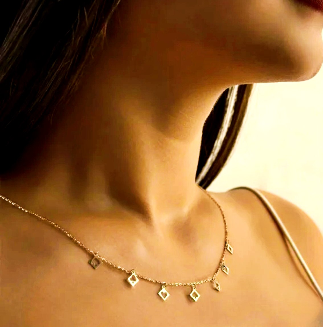 گردنبند طلا ۱۸ عیار گردنبند اماراتی مهدیس