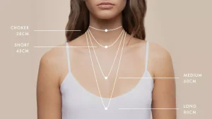 اندازه‌گیری سایز گردنبند؛ راهنمای کامل انتخاب سایز گردنبند زنانه و مردانه