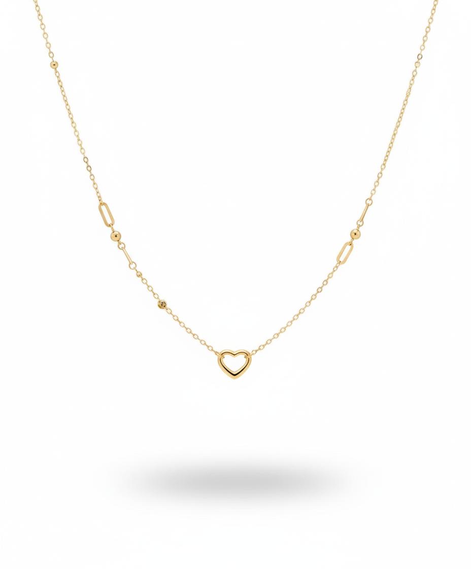 گردنبند زنانه طلا ۱۸ عیار گردنبندوارداتی قلب