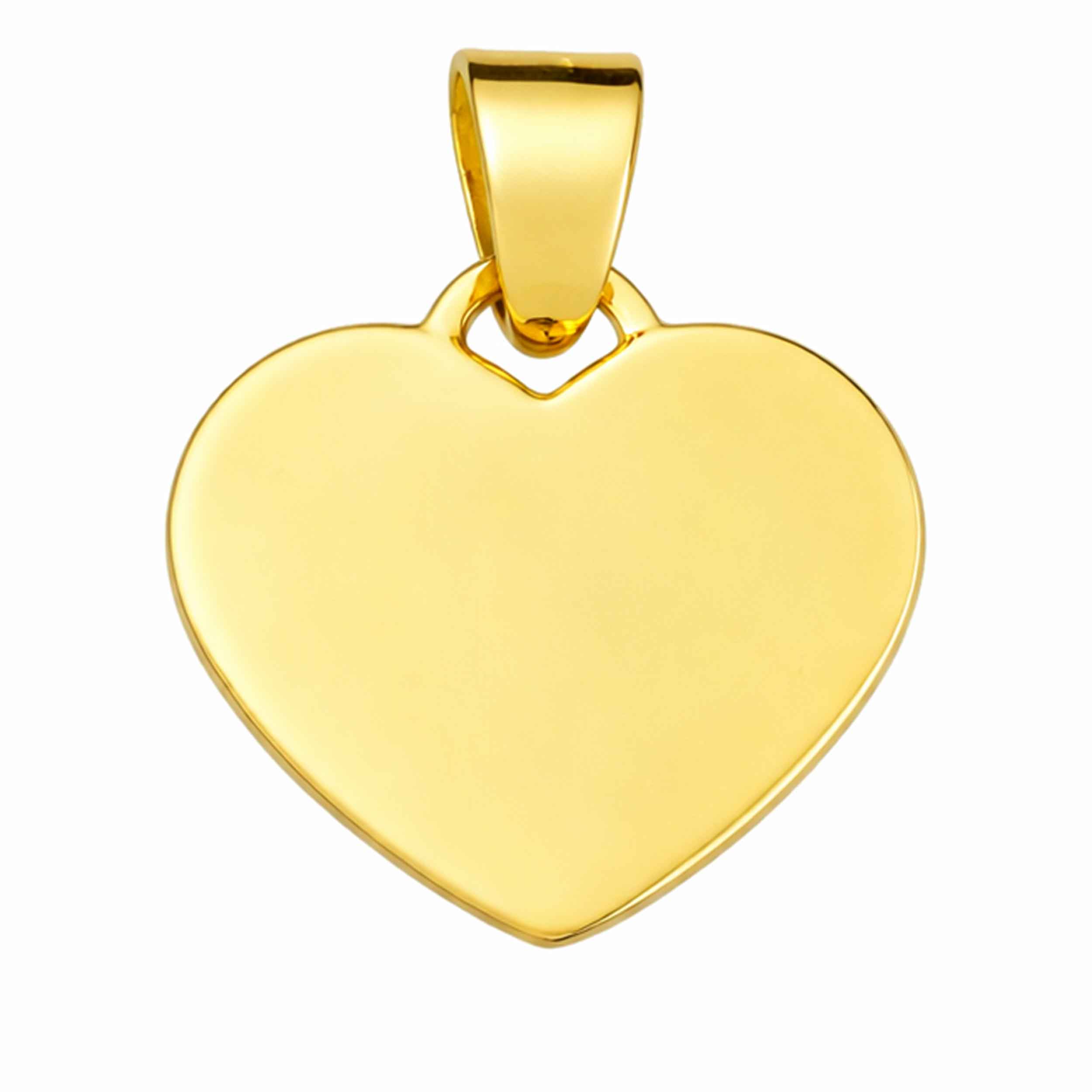 آویز زنانه طلا ۱۸ عیار طرح قلب