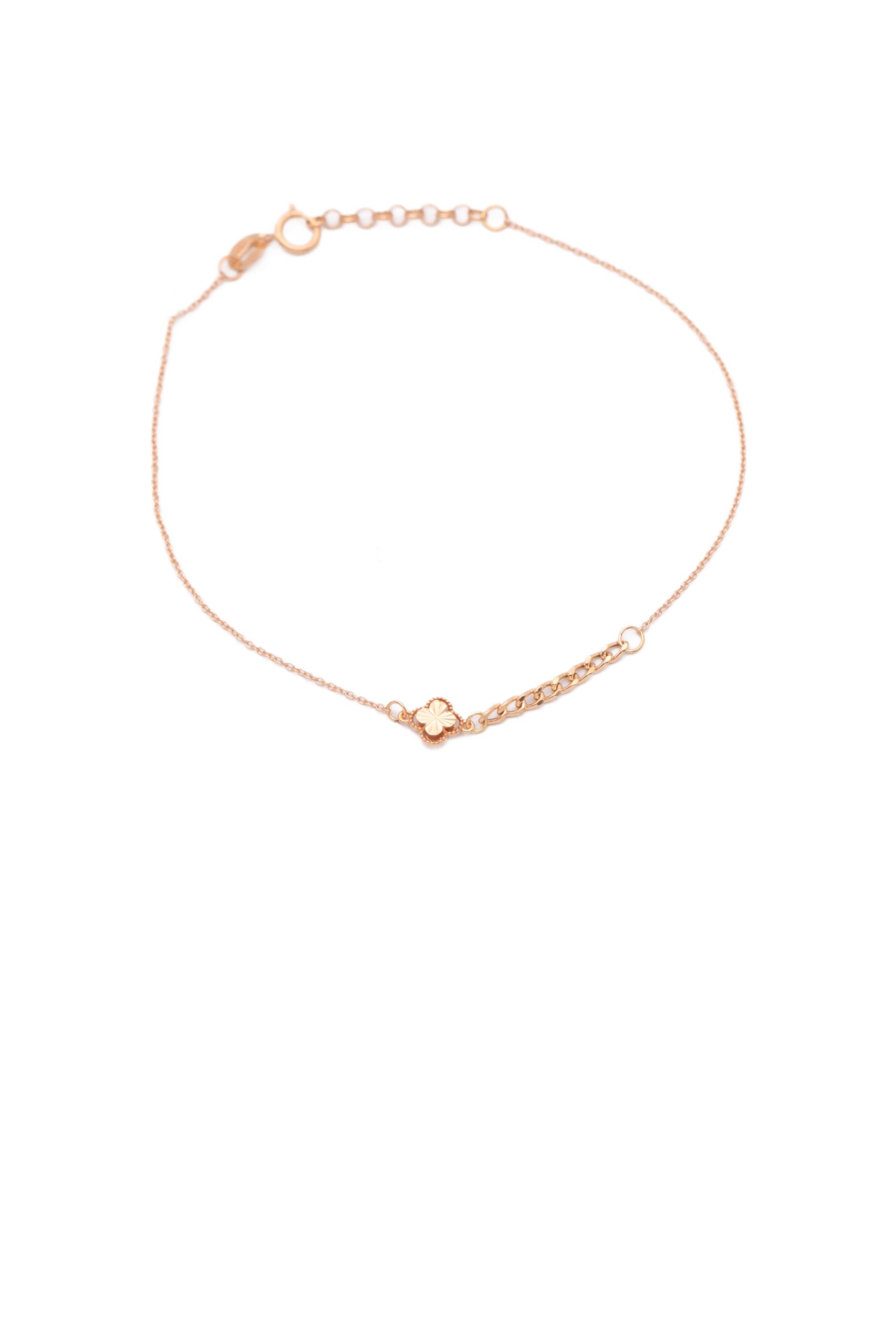 دستبند زنانه طلا ۱۸ عیار کیمیا