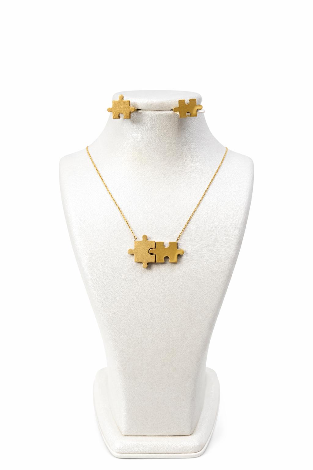 زنانه نیم ست طلا ۱۸ عیار نیم ست پازل