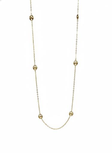 زنجیر زنانه طلا ۱۸ عیار هرمس وارداتی