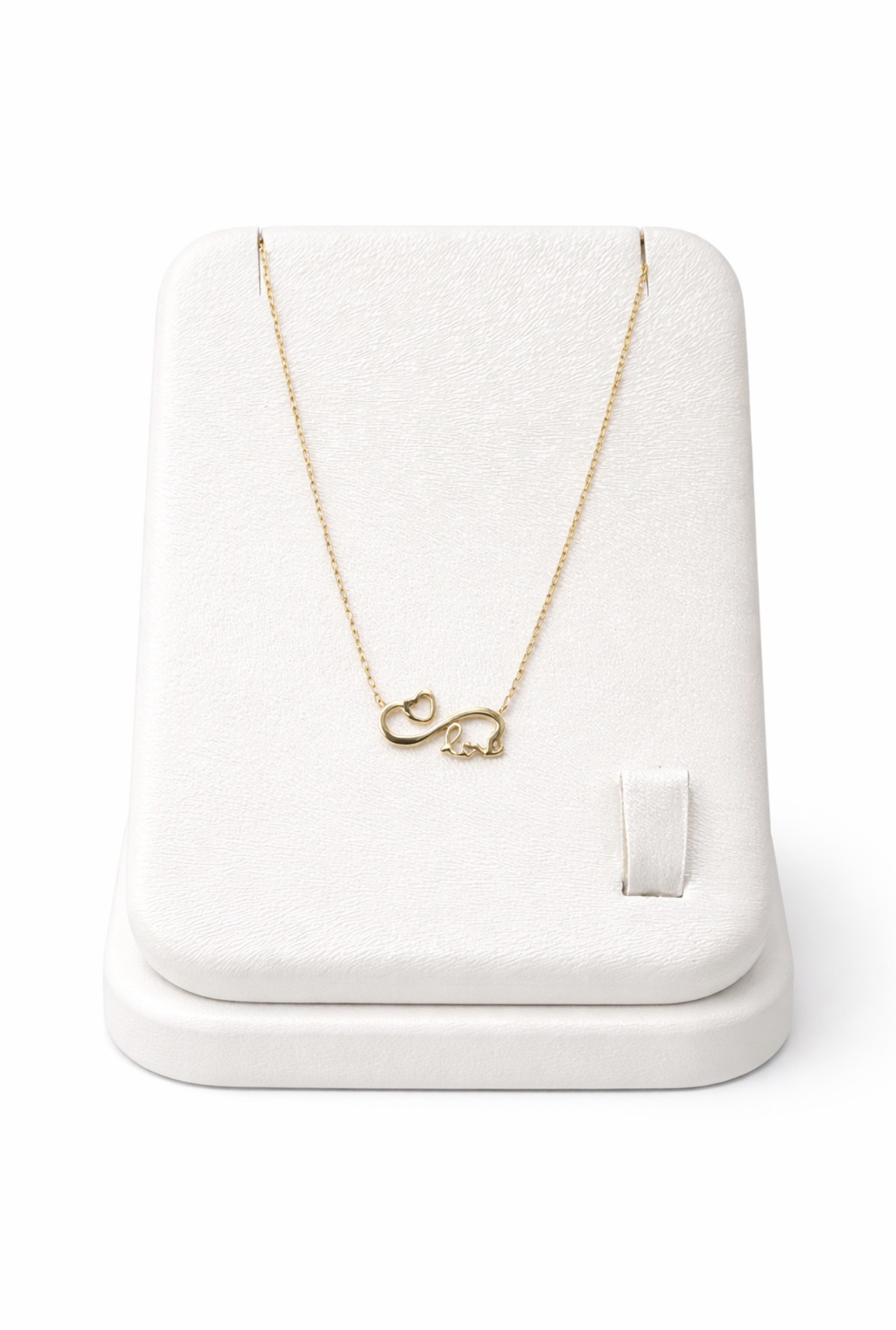 آویز زنانه طلا ۱۸ عیار لاو و بی نهایت