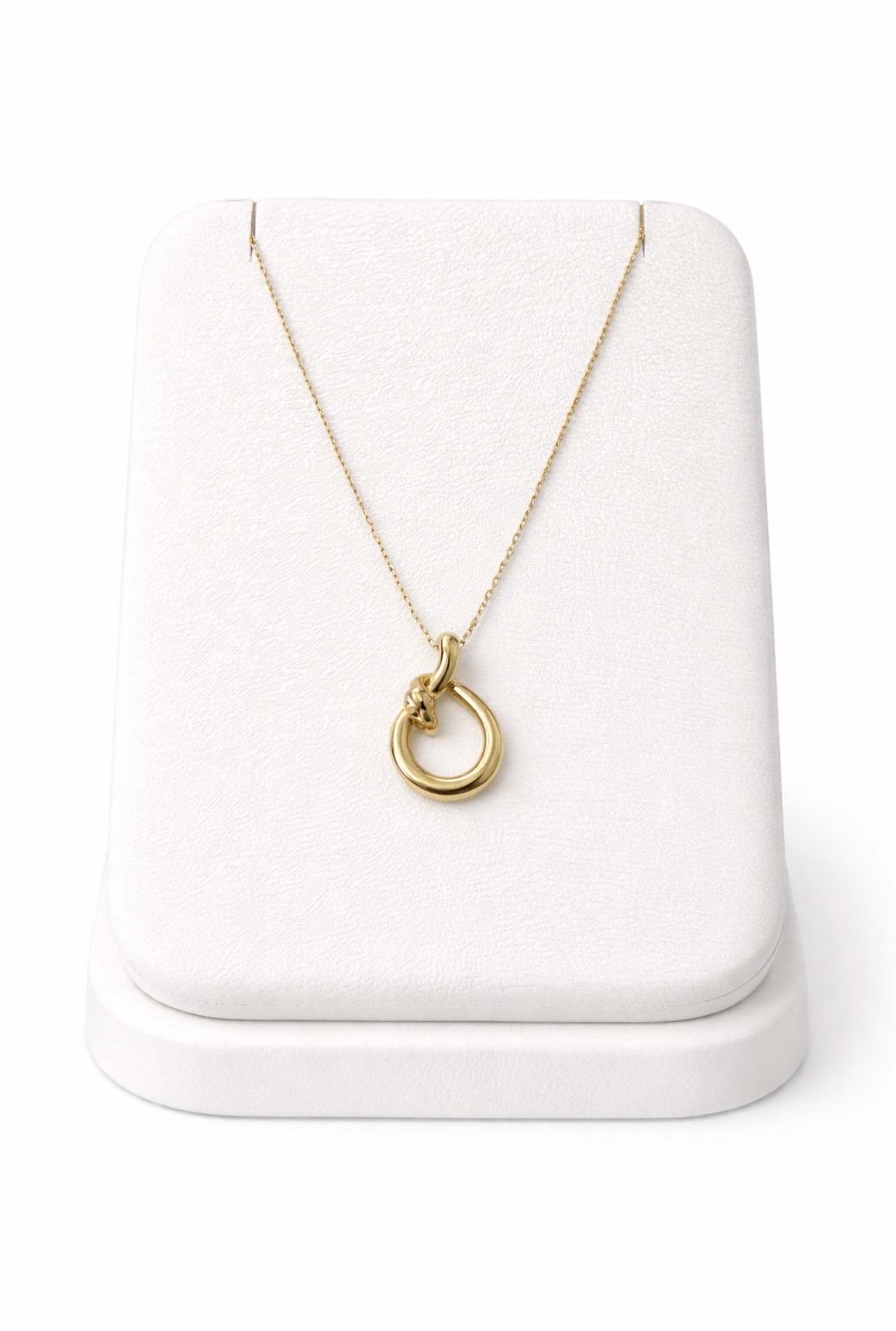 آویز زنانه طلا ۱۸ عیار زنجیر مدال مار