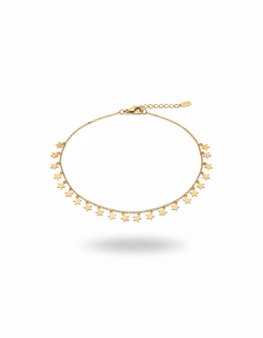 دستبند زنانه طلا ۱۸ عیار دستبند ستاره ایتالی