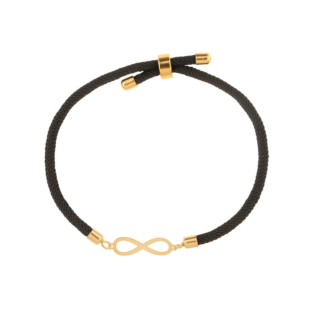 دستبند طلا ۱۸ عیار بی نهایت