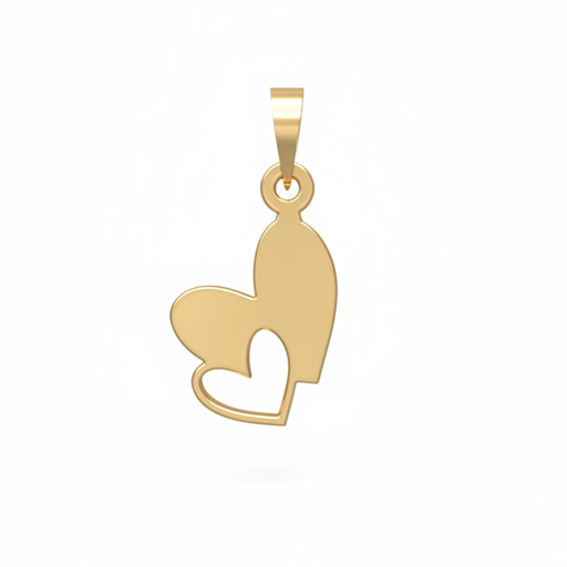 آویز طلا زنانه مدل قلب کد PA11259