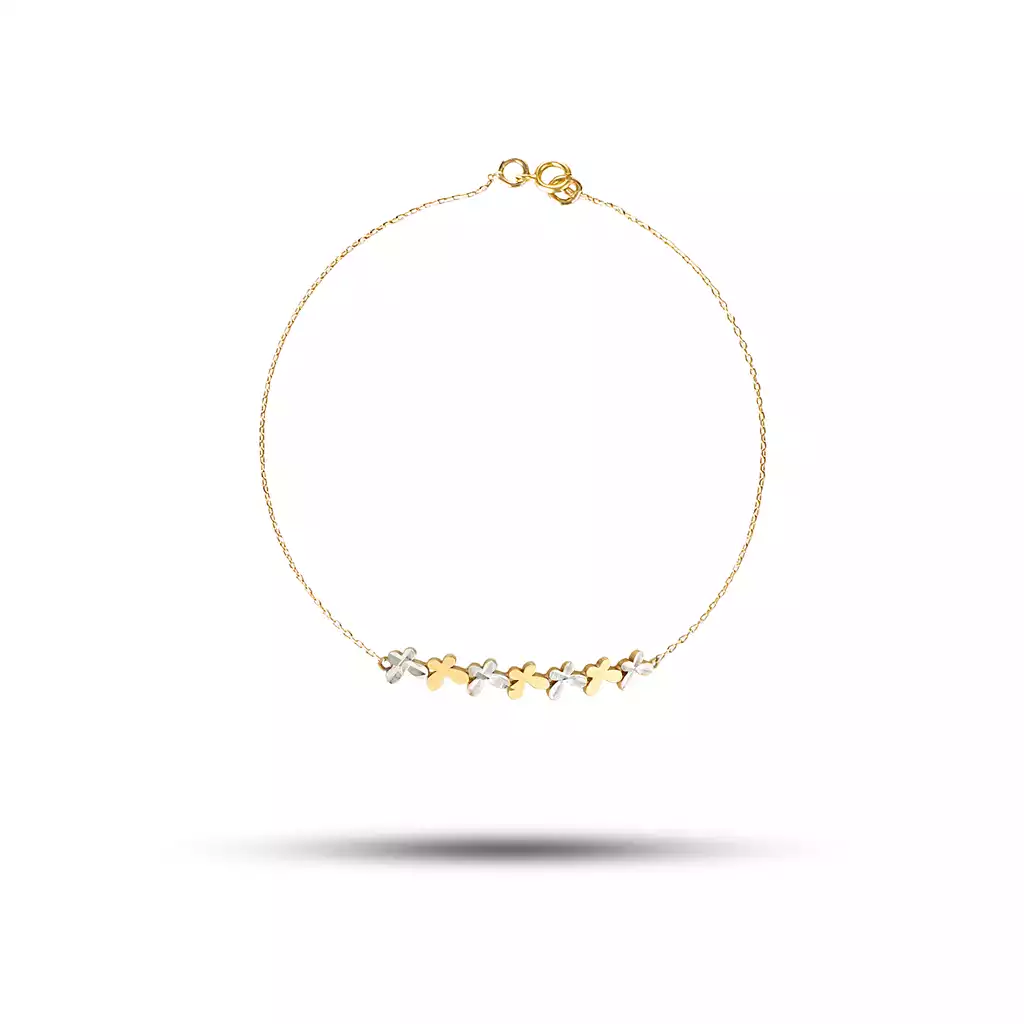 دستبند طلا پروانه