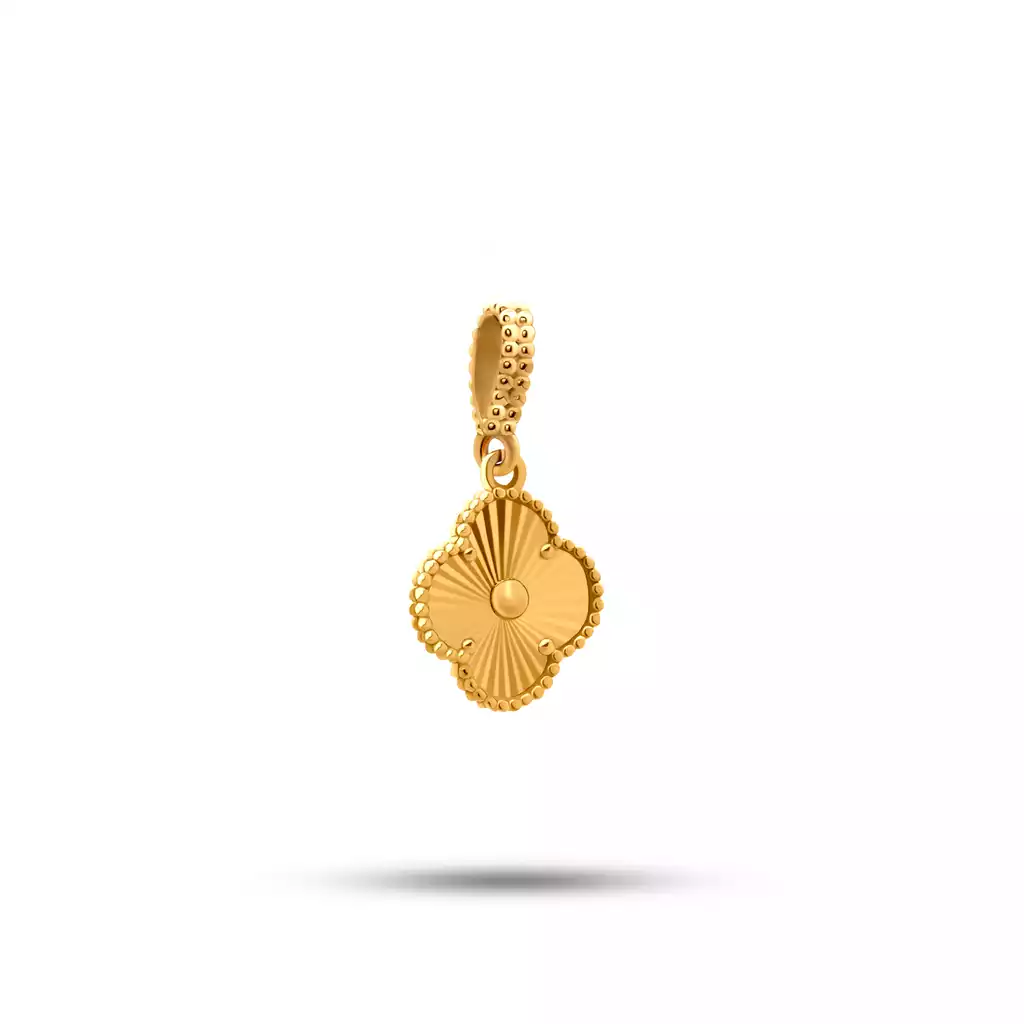 آویز طلا ونکلیف تراش سایزمتوسط