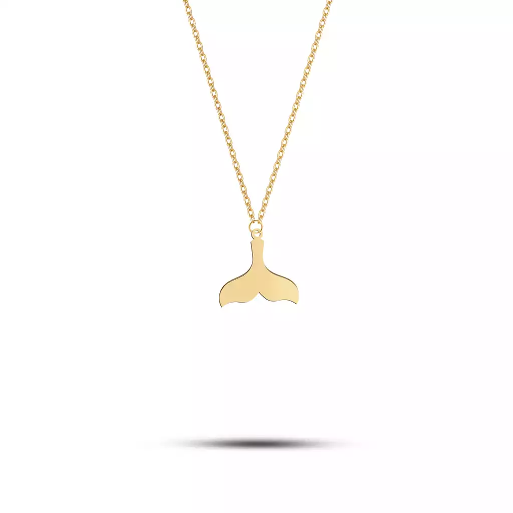 گردنبند طلا زنجیری دم وال