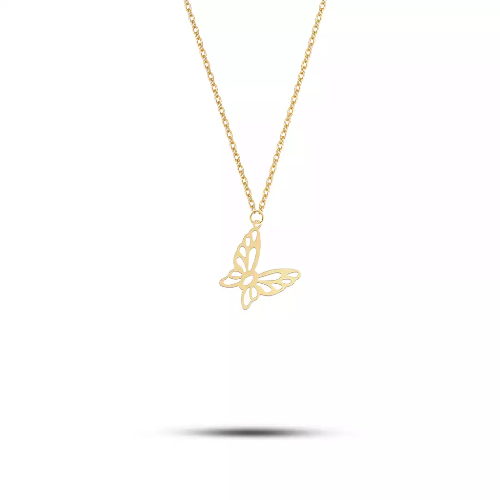 آویز طلا پروانه رقصان