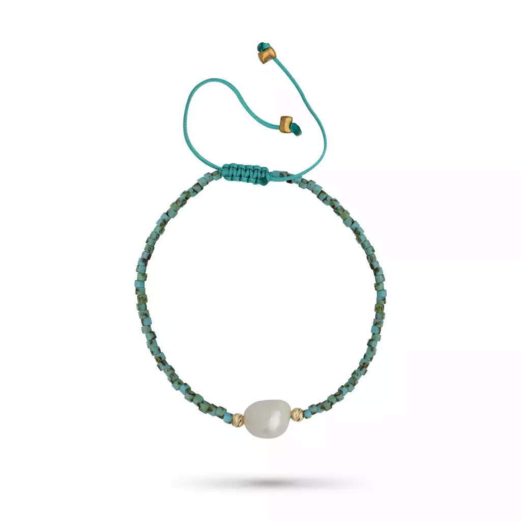 دستبند طلا بافت میوکی اقیانوس