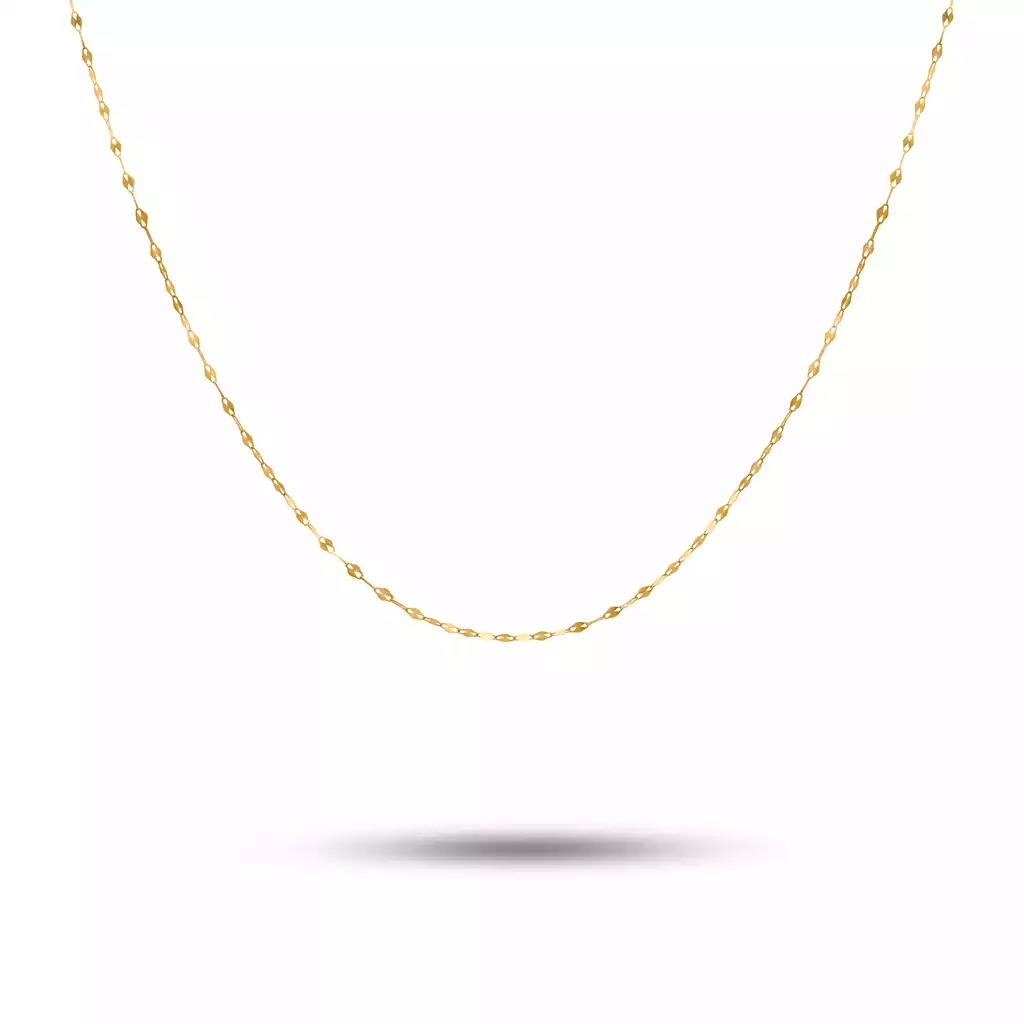 گردنبند طلا زنجیری  پریس